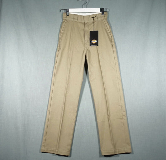 Dickies Elizaville Work Trousers Womens W24 Brown Pants Regular New With Tags