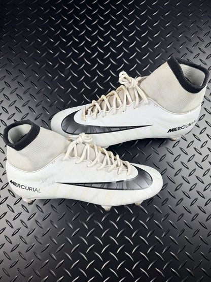 Nike Club Mercurial Superfly CR7 Soft Ground Pearl White Size UK 7