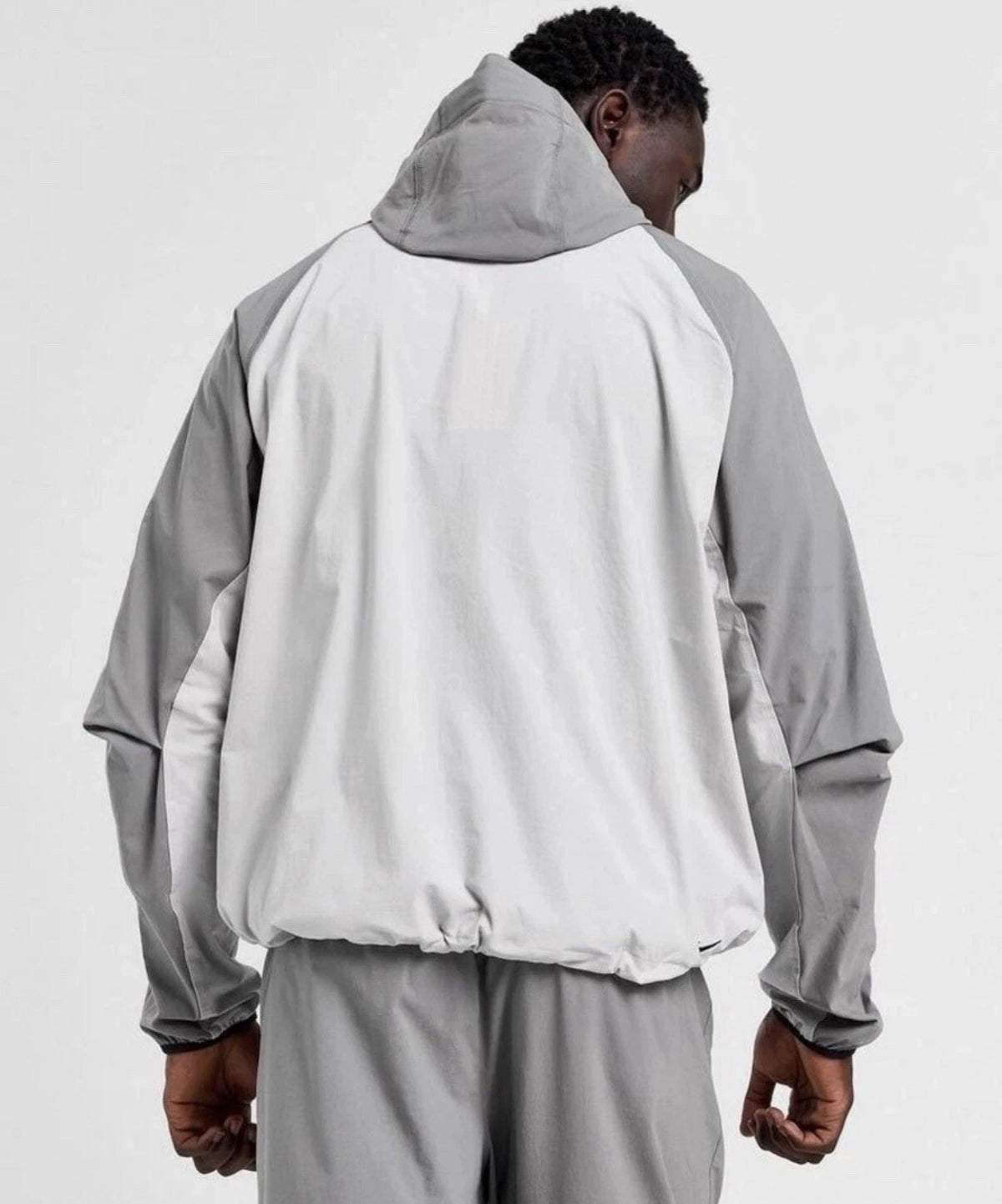 Nike Tech Woven Windbreaker Windrunner Jacket Light Iron Grey Medium HM7151-014