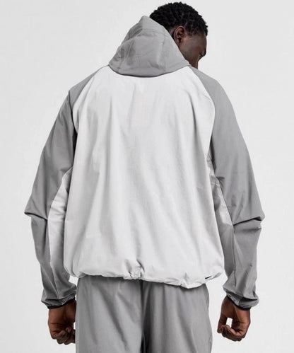 Nike Tech Woven Windbreaker Windrunner Jacket Light Iron Grey Medium HM7151-014