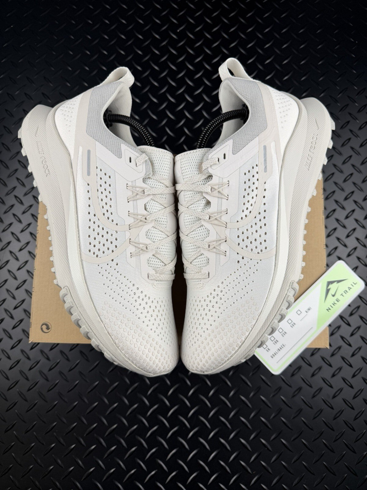 Nike React Pegasus Trail 4 Running Trainers ‘Phantom White’ Brand New Men’s UK 9