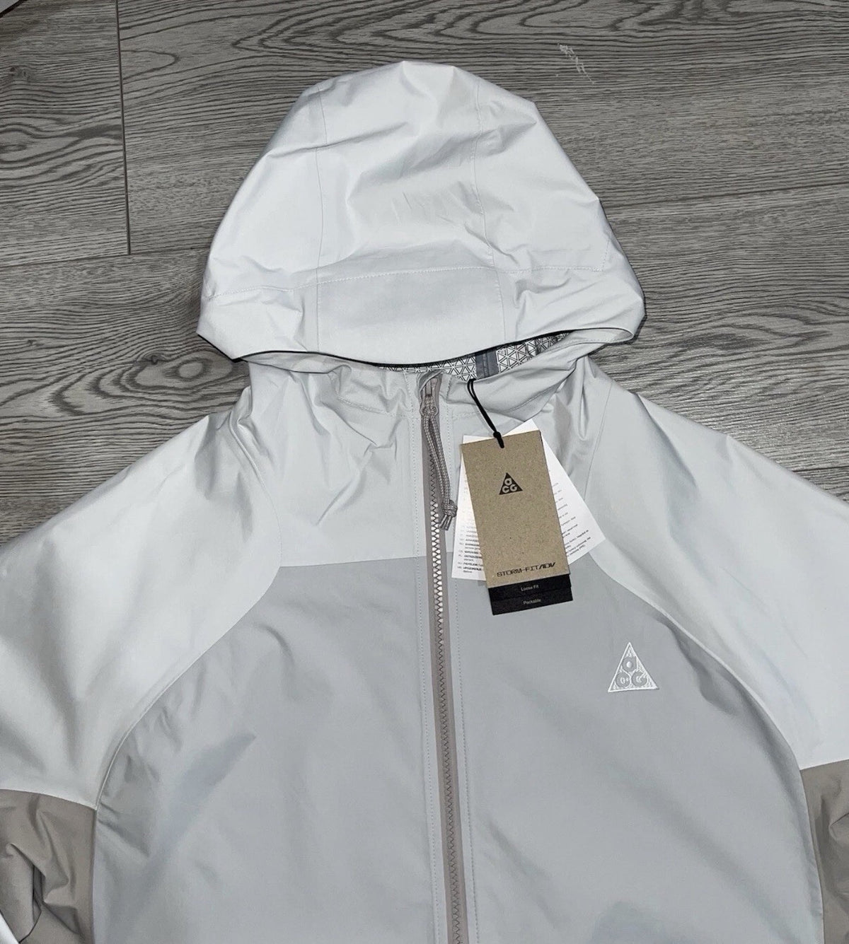 Nike ACG Phantazma Storm-FIT ADV Jacket Photon Dust IF1143 025 Men's Size XL