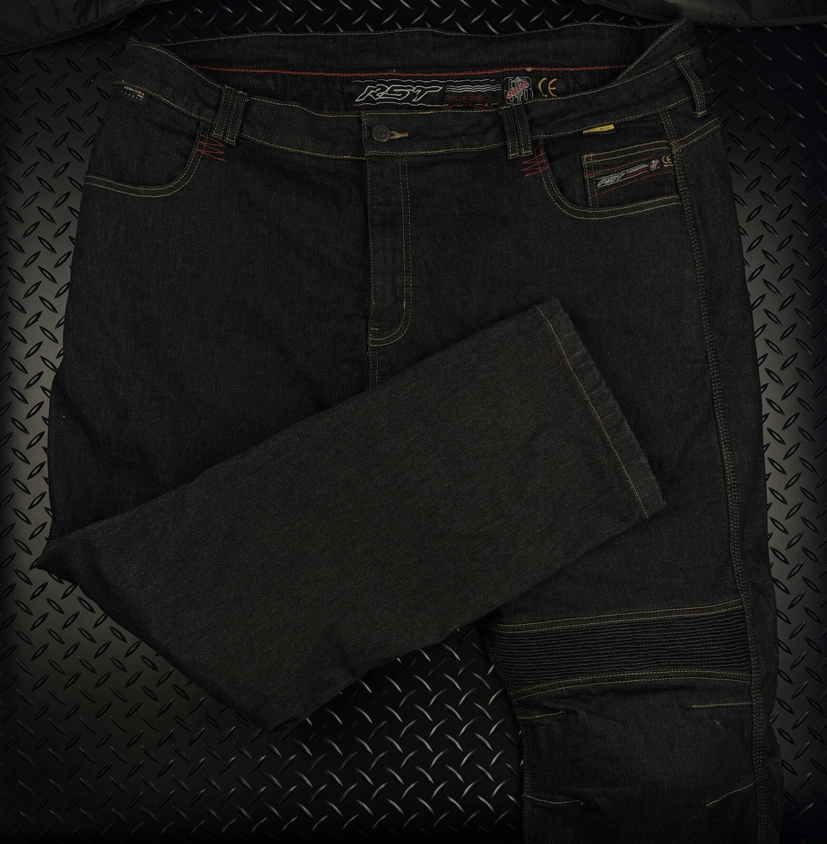 RST Motorbike Trousers Denim Dept Cordura Fabric ‘Made With Kevlar’ Mens Size 44