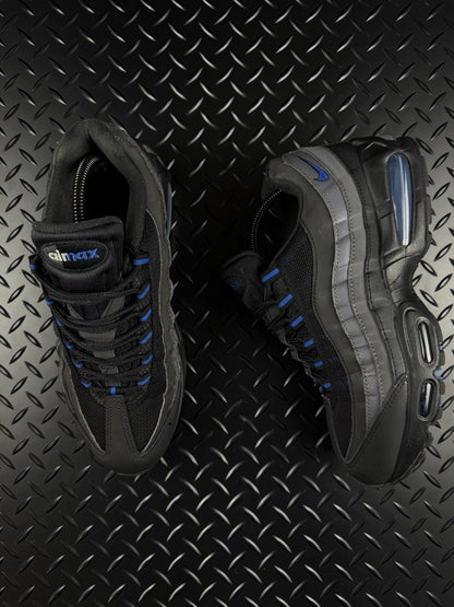 Nike Air Max 95 OG Big Bubble ‘Black Royal Blue’ 100% Authentic Mens Size UK 7.5