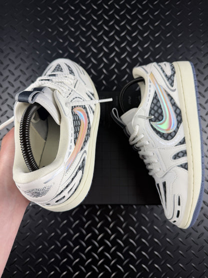Nike Air Jordan 1 Low V3 ‘Metallic Silver’ Brand New 100% Authentic WMNS UK 5
