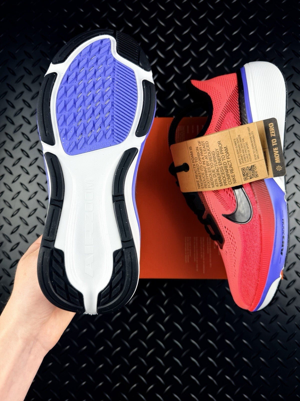 Nike Air Zoom Pegasus 42 ‘lava Glow’ Running Trainers Brand New Size UK 5.5