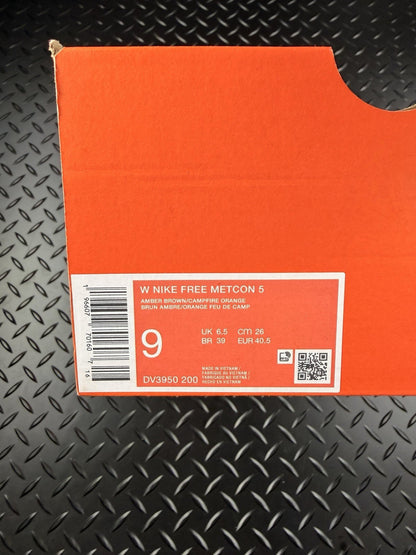 Nike Free Metcon 5 Hyperlift Gym Trainers ‘Amber Brown’ Brand New WMNS UK 6.5