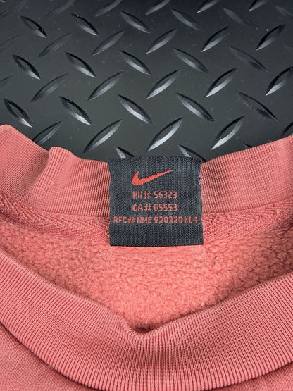 Vintage’ Nike Sweatshirt Jumper Women’s Salmon Pink Size Medium 8-10 Retro Rare