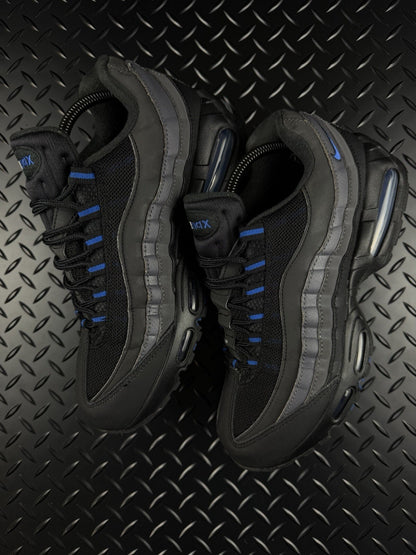 Nike Air Max 95 OG Big Bubble ‘Black Royal Blue’ 100% Authentic Mens Size UK 7.5