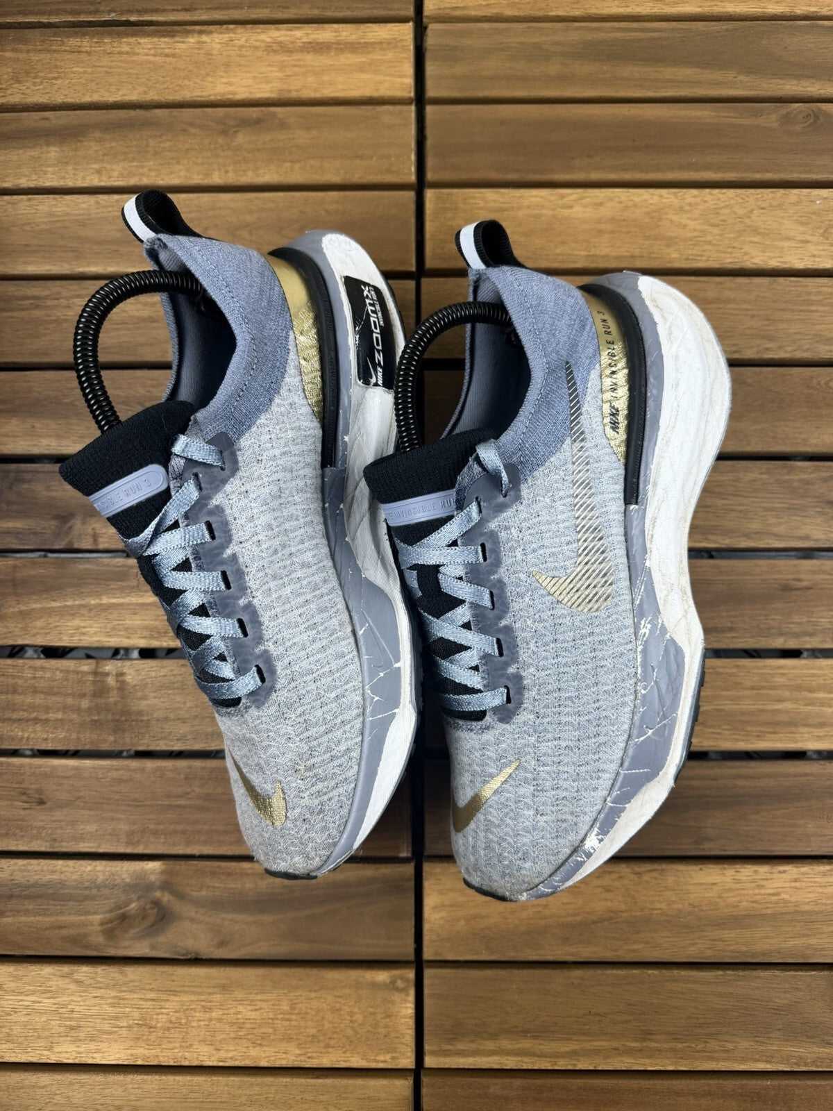 Nike Invincible Run 3 Sky Blue White Women’s Size UK 5.5 Mesh Upper Authentic
