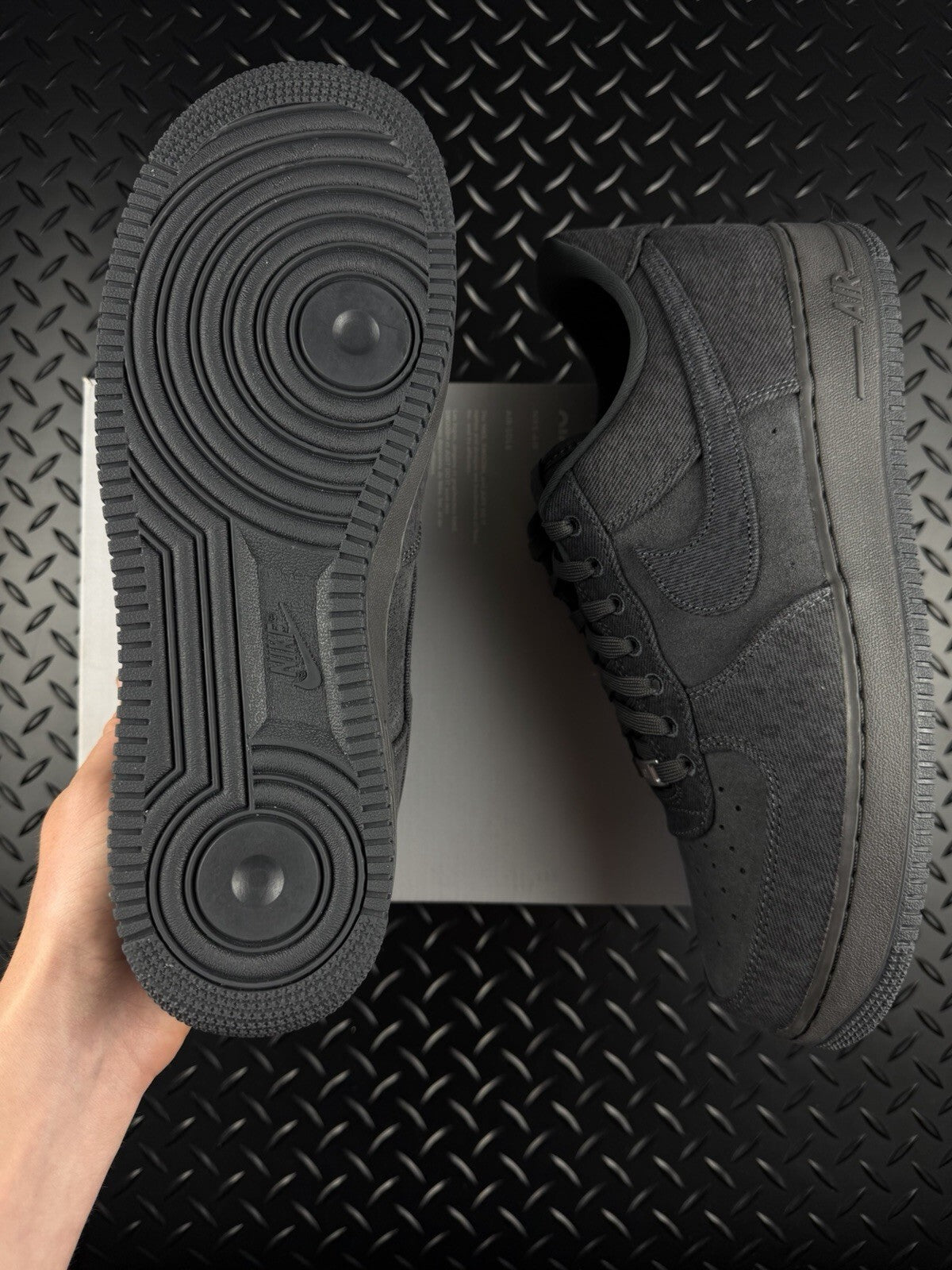 Nike Air Force 1 ‘07 LV8 Suede PRM ‘Anthracite Smoke Grey’ Brand New - UK 10.5