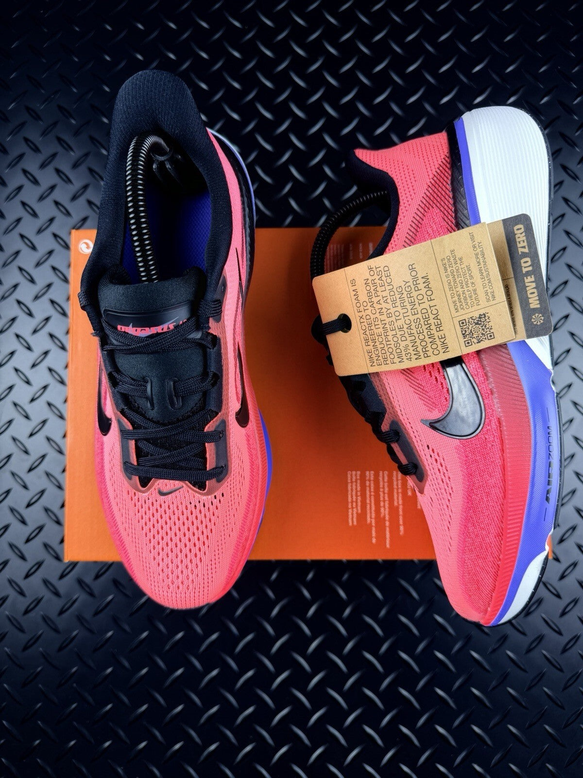 Nike Air Zoom Pegasus 42 ‘lava Glow’ Running Trainers Brand New Size UK 5.5