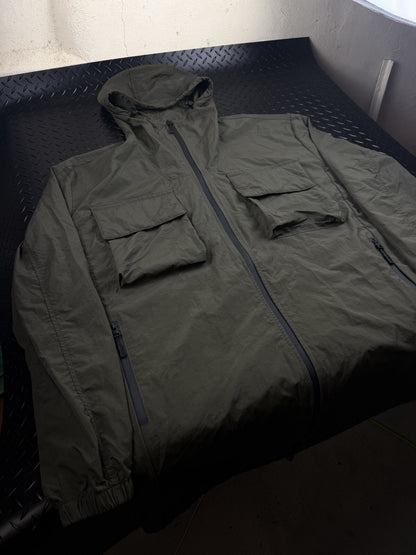 Brave Soul London Army Green Rain Coat Men’s Size Large
