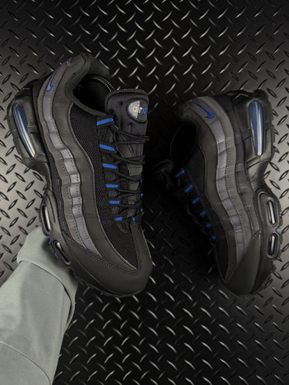 Nike Air Max 95 OG Big Bubble ‘Black Royal Blue’ 100% Authentic Mens Size UK 7.5