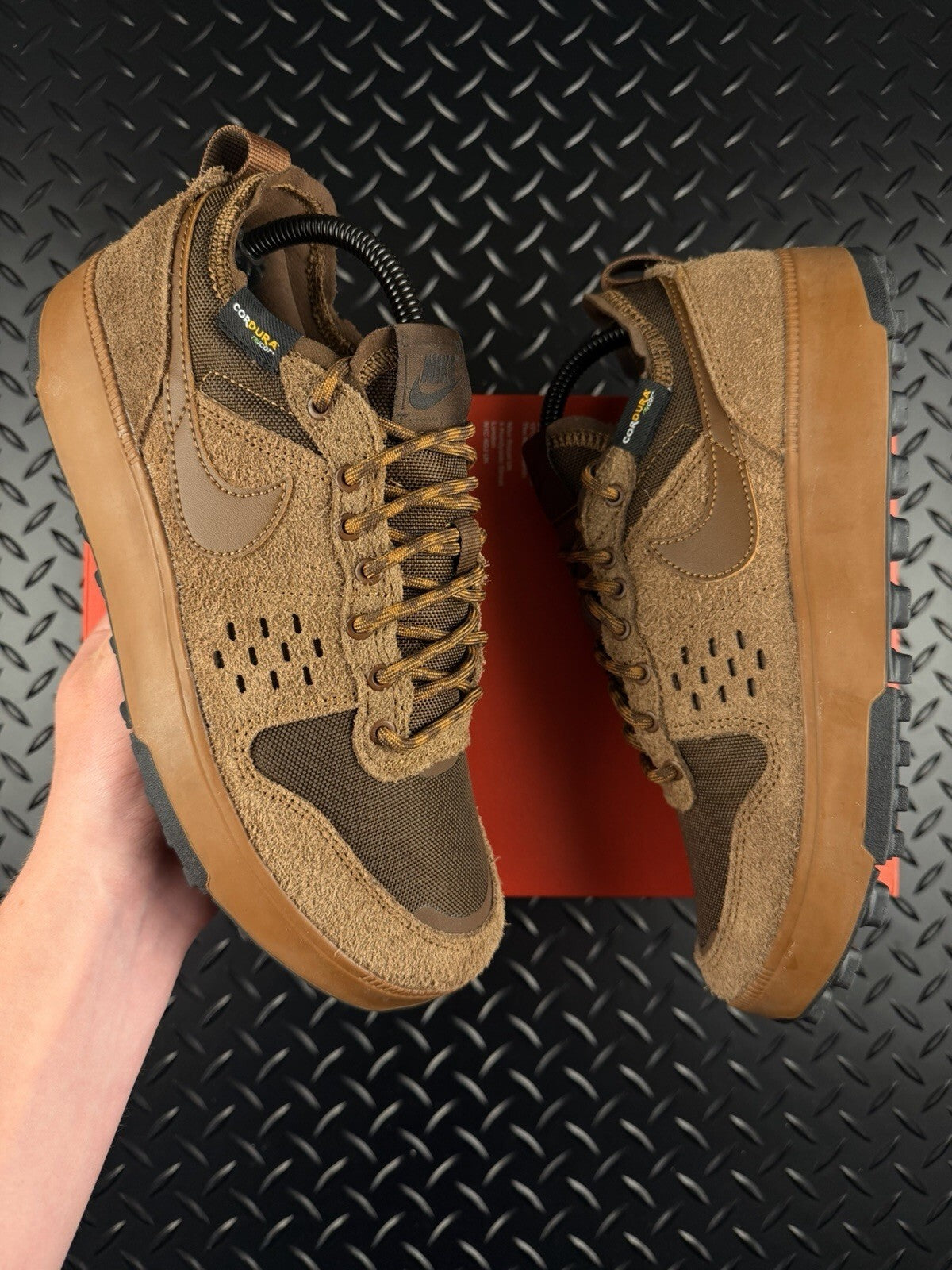 Nike City PRM Cordura ‘Brown Suede’ Brand New 100% Authentic Size UK 6.5